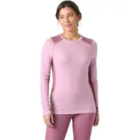 Helly Hansen Women's Lifa Merino Midweight Crew Base Layer cherry blossom (052) XL