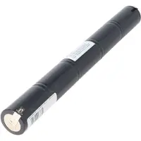AccuCell Notleuchtenakku NiMH 6V 4500mAh L1x5 Mono D mit Faston-Anschluss 4,8mm ersetzt 6V Akku