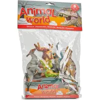 Johntoy Dinosaurier 6-Stücke 12 cm