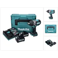 Makita TW 001 GD201 Akku Schlagschrauber 40 V max. 1800 Nm Brushless XGT + 2x Akku 2,5 Ah + Ladegerät + Makpac