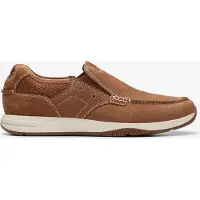 Clarks Herren Sailview Step Shoes, Light Tan Nubuck, 39.5 EU