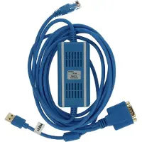 VHBW USB Programmierkabel Ersatz für USB-1747-UIC für Funkgerät mit Treiber CD, blau