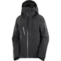 Salomon - Isolierende und leichte Skijacke aus PrimaLoft - Brilliant 2.0 Jacket W Deep Black für Damen - Größe L - schwarz