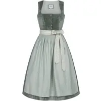 Nübler Dirndl NÜBLER "Midi Dirndl Kate", Damen, Gr. 44, EURO, grün, Obermaterial: 80% Polyester PES. 10% Baumwolle CO. 10% Viskose CV., Kleider Dirndl