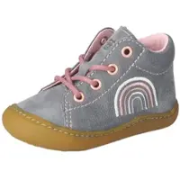 Pepino by Ricosta Lauflernschuh "Kally", Mädchen, Gr. 21, Leder, grau, Schuhe Lauflernschuh, Babyschuh, Pre Walker mit Stickerei, Größenschablone zum Download