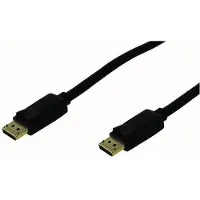 Bachmann 918.0952 Displayport Kabel schwarz mit 3,0m Kabel Stecker/Stecker 9180952