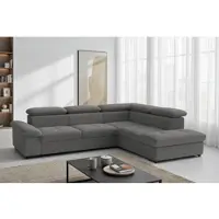 Sit&More Ecksofa SIT & MORE "Viola L-Form, B: 249 cm, Arm- & Kopfteilverstellung", anthrazit, B:249cm H:73cm T:226cm, 100% Polyester, Sofas, Ecksofa, optional Schlaffunktion, Sofa mit Komfortsitz