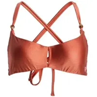 Roxy Bügel-Bikini-Top "Beachside Bohemia UW Dcup", Damen, Gr. XL, braun (ginger spice), Obermaterial: 84% Nylon, 16% Elasthan., Bikini-Oberteile Bügel-Bikini-Top