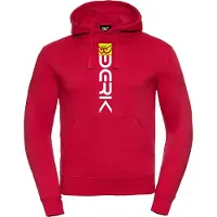 Berik Digital Hoodie, rot/weiß, XL
