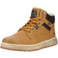 Mustang Shoes Schnürstiefelette "Shoes Stiefelette Lederimitat"