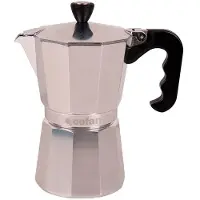 Cofan Aluminium Italienische Kaffeemaschine 6 Tassen