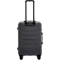 LTPRTZ Wings Crake Mittel Koffer 24“, Reisegepäck für Flugreisen, 4 Lenkrollen aus 100% Polycarbonat, Grau