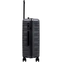 Markenlos Wings Crake Großer Koffer 28“, Reisegepäck für Flugreisen, 4 Lenkrollen aus 100% Polycarbonat, Grau