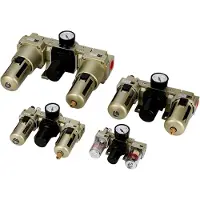 Markenlos Pneumatischer dreifach Öl-Wasser-Abscheider AC2000-02