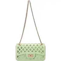 Marc Ellis Handtasche Damen Rot Reißverschluss Rosso e Oro chiaro UNICA 22x12x6.5 cm FLAT