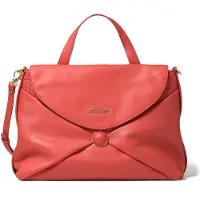 Braccialini Edera Handtasche Damen Echtleder Magnetverschluss ROSSO UNICA 15.5x27x42 cm B17202-ROSSO
