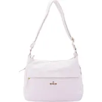 B Cavalli Schultertasche Damen Kunstleder mit Reißverschluss 35x26x11 cm Nero UNICA