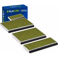 Alapure passend für Bosch CleanAir Plus Kohlefilter DWZ1BK1I6 / 17008032 (3St.)