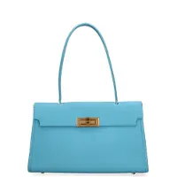 Chiara Ferretti Damenhandtasche Leder Valenza Plus Italy Sky ONE 33x20x9 cm 22241-CIELO