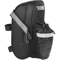 Merkloos Fahrradtasche mit 1 Liter Kapazität und Flaschenhalter aus PolyurethanMaterial, leicht
