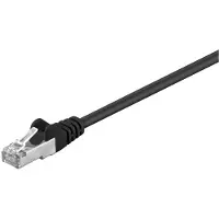 Wentronic 68663, 50 m, Cat5e, F/UTP (FTP), RJ-45, RJ-45, Schwarz