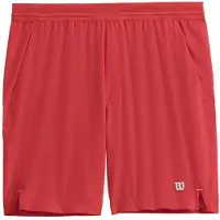 Wilson Tennishose Team Short 7 Herren Infrared-M