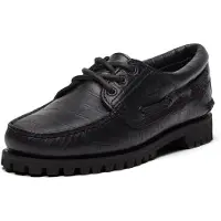 Timberland für Damen. TB0A2GNVW021 Authentic Bootsschuhe aus Leder schwarz (36 W), Flach, Schnürung, Lässig