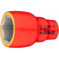 Hazet 900KV-30, Steckschlüsselbuchse, Rot, Gelb, 1 Kopf/Köpfe, 1/2", Imperial, 30 mm