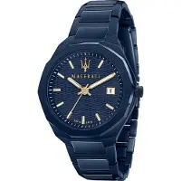 Maserati R8853141001 Herren-Armbanduhr, Edelstahl-Gehäuse, Metall-Armband