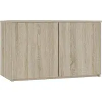 Akord Schrankaufsatz für Kleiderschrank S90 Sonoma-Eiche B90 x H55 x T51 cm