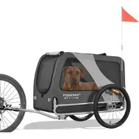 Tiggo DOGGYHUT Premium XL Hundefahrradanhänger Hundeanhänger Fahrradanhänger