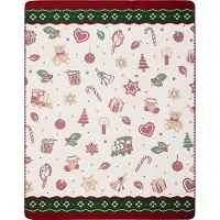 Villeroy & Boch Wohndecke "TOY'S Delight", bunt (mehrfarbig), B:150cm L:200cm, Baumwolle, Polyacryl, Polyester, Wohndecken, Wohndecke, Wohndecke Villeroy&Boch