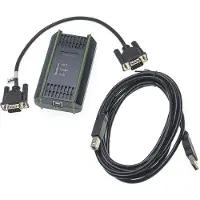 VHBW USB Programmierkabel PLC, MPI Ersatz für Siemens 6ES7 972-0CB20-0XA0 für Funkgerät - Seriell Adapter, schwarz