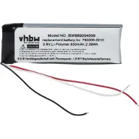VHBW Akku Ersatz für Bose 792200-0010 für Wireless Headset Kopfhörer (630 mAh, 3,8 V, Li-Ion)