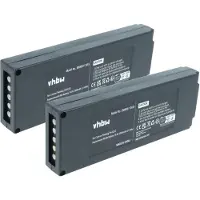 VHBW 2x Akku kompatibel mit Cattron-Theimeg TH-EC/LO Fernbedienung Remote Control (2000 mAh, 10,8 V, NiMH)