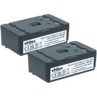 VHBW 2x Akku kompatibel mit Autec LK8, Light LK8, Light LK6, Light LK4, LK6, LK4 Fernbedienung Remote Control (2000 mAh, 2,4 V, NiMH)