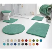 Kleine wolke Badematte "RELAX, Badvorleger, Badezimmer Teppich", grün (maledivia), H:30mm, Polyacryl, Badematten, Badematte, Badteppich, meliert, rechteckig, rund & als Set erhältlich