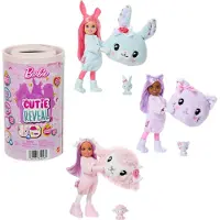 Barbie Cutie Reveal Glücksbärchis kleine Chelsea-Puppe und Zubehör, Serie 2 (Stile können abweichen), Modepuppe, Weiblich, 3 Jahr(e), Junge/Mädchen, 149 mm, 90 g