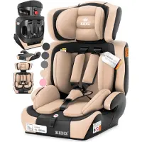 Kidiz Autokindersitz Gruppe 1+2+3 9-36kg, 5-Punkt-Gurt, verstellbare Kopfstütze