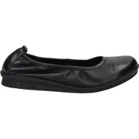 Josef seibel Ballerina "Violet 08, black-black", Damen, Gr. 36, schwarz (schwarz, schwarz), Obermaterial: 100% Rindsleder Leather cow., Schuhe Ballerina
