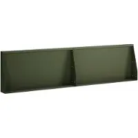 vidaXL Stützmauer 2 stk. 80 x 12 x 30 cm Stahl Olivgrün