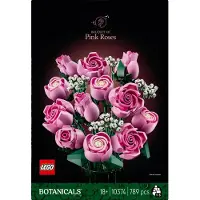 LEGO Botanicals 10374 Strauß Rosa Rosen-Dekoratives Set 789 Teile 32 cm