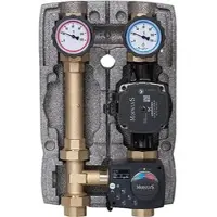 Evenes Festbrennstoff-Ladeset Easyflow, DN25 (1'') motorisch, Einstellbereich 10°C - 95°C, Grundfos UPM3 Hybrid 25-70