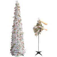 Merkloos Faltbarer Weihnachtsbaum, 1,5 Meter, für Innen- und Außenbereich