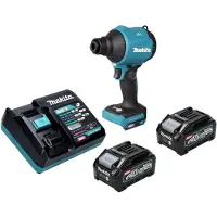 Makita AS 001 GM201 Akku Gebläse 40 V max. Brushless + 2x Akku 4,0 Ah + Ladegerät