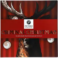 PETERS Mit Genuss verführt | Criminal Christmas "Der falsche Rudolf" Adventskalender | Mit Alkohol | Weihnachtskalender | Trüffel | Schokolade | Adven