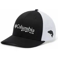 Columbia Sportswear Columbia PFG Damen-Ballkappe, Netzstoff, Schwarz, Größe L, XL