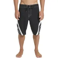 Billabong Boardshorts "Fluid 2K Pro", Herren, Gr. 34L, Normalgrößen, schwarz-weiß (schwarz), Obermaterial: 72% Polyester, 20% Baumwolle, 8% Elasthan., Hosen Boardshorts
