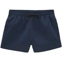 s.Oliver Badeshorts , Herren, Gr. XXL (58/60), N-Gr, blau (marine), Microfaser, Microfaser, Polyester, kontrastfarbene Details, unifarben, Badehosen Badeshorts, mit komplementärem Farbdesign