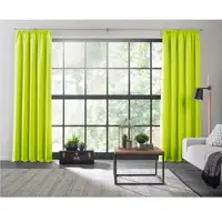 Wirth Vorhang "Dim out, 1 Stück, nach Maß, verdunkelnd", grün (limone), B:142cm H:385cm, Polyester, Gardinen, Vorhang, nach Maß